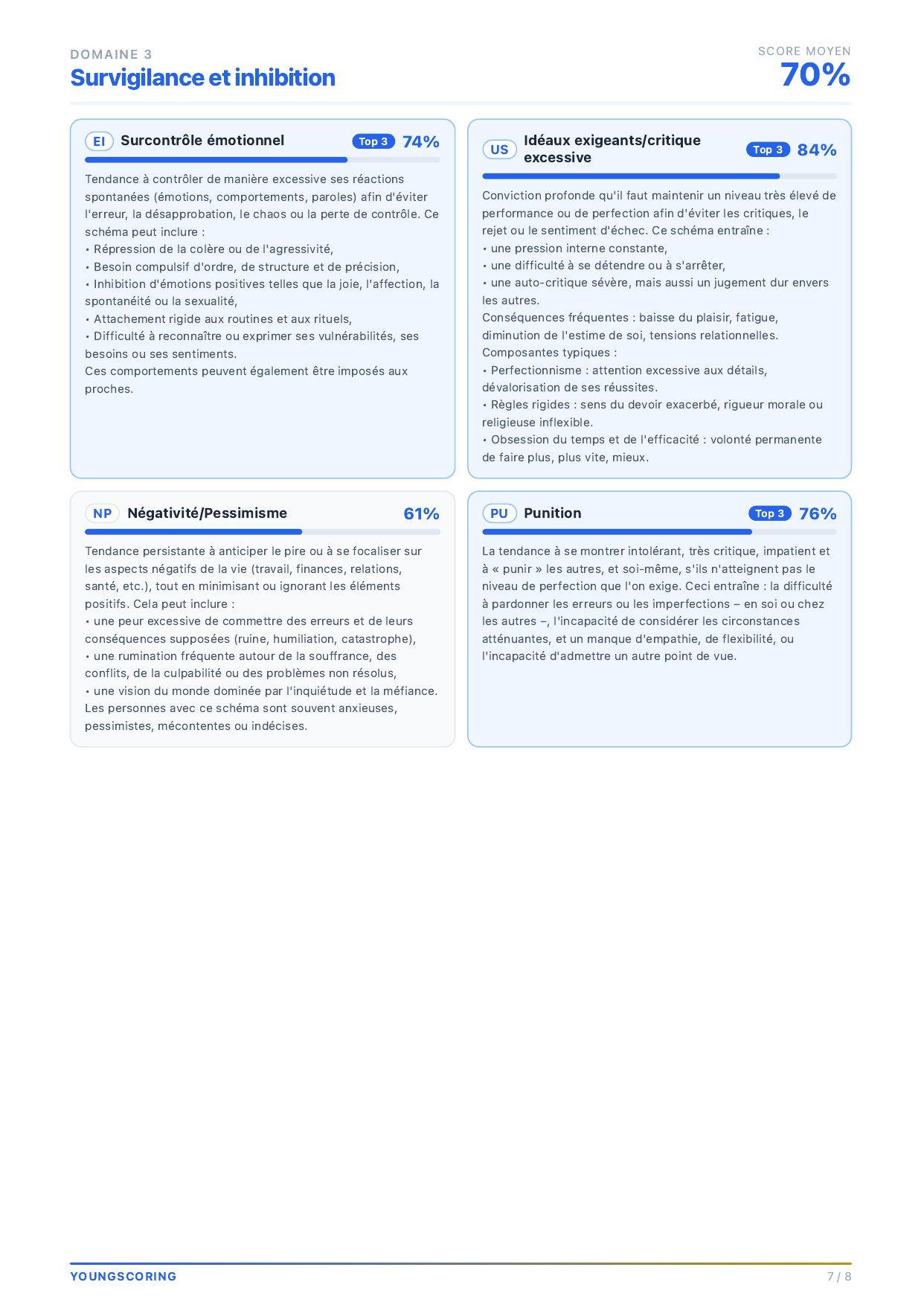 Page 7 — Domaine Survigilance et inhibition
